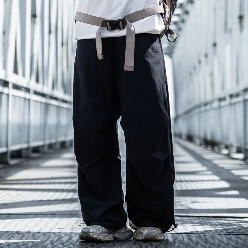 AOGZ Cargo Pants Unisex Black-2
