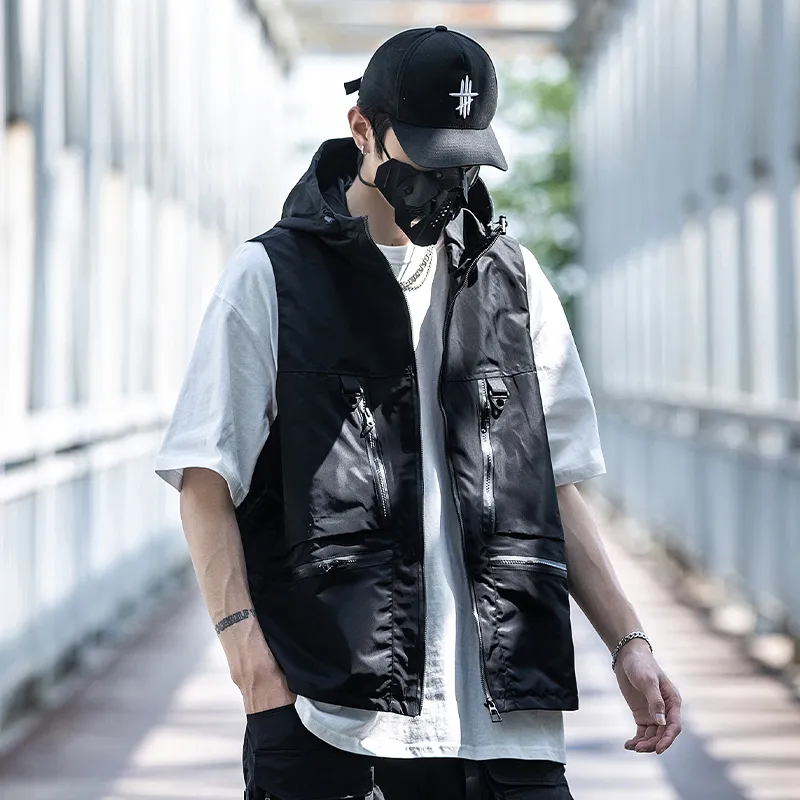 AOGZ Vests Unisex Black-6