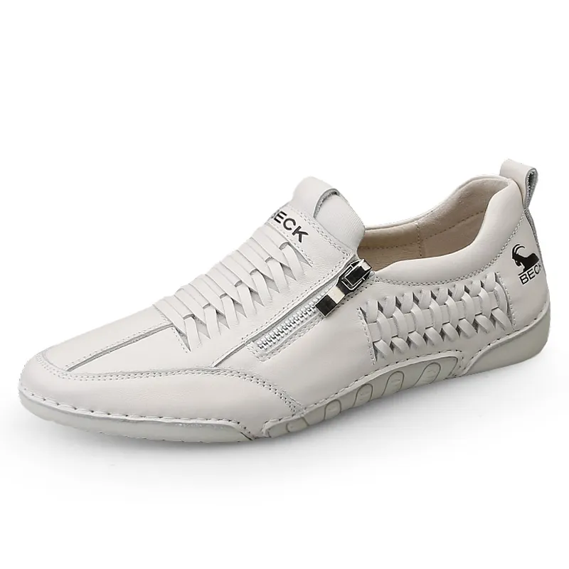BECK Men's Casual Shoes Men Low Top Black/White-6