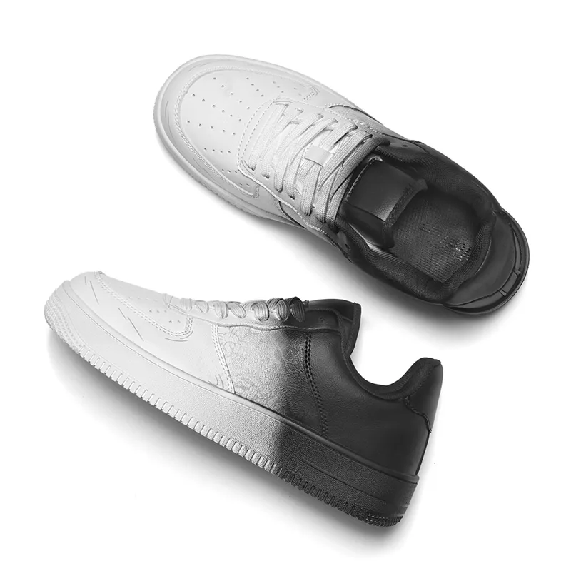 TCELLARS Cushioning Abrasion Resistant Lightweight Height Increasing Mat Low Top Skateboard Shoes Unisex-8