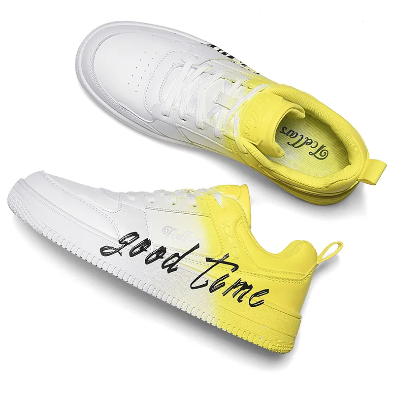 TCELLARS Skateboard Shoes Unisex Low Top White-70