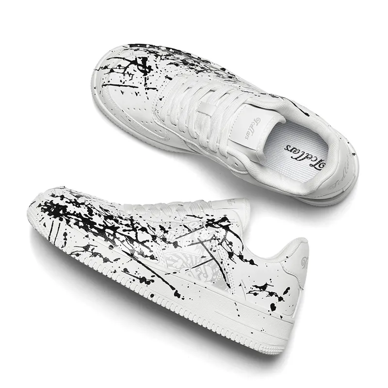 TCELLARS Cushioning Abrasion Resistant Lightweight Height Increasing Mat Low Top Skateboard Shoes Unisex-18