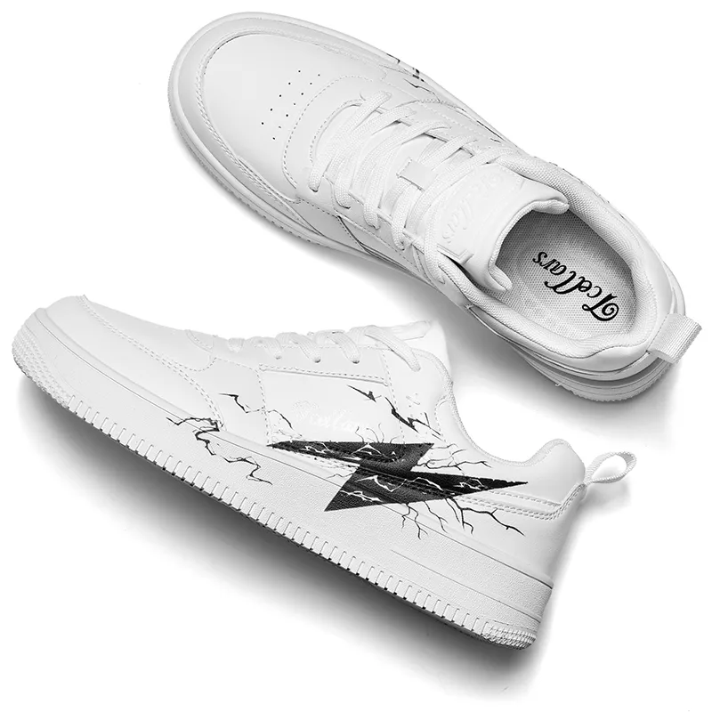 TCELLARS Skateboard Shoes Unisex Low Top White-125