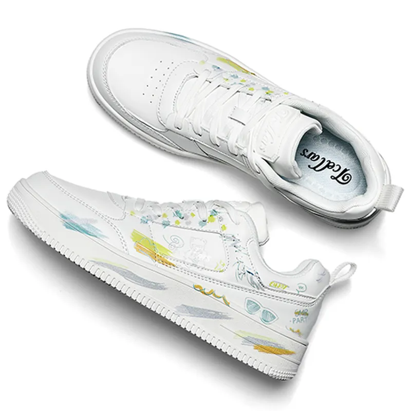 TCELLARS Skateboard Shoes Unisex Low Top White-113