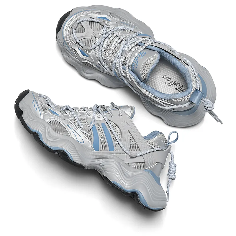 TCELLARS Cushioning Anti-Slip And Wear-Resistant Support Lightweight Height Increasing Low-Top Chunky Sneakers Unisex-14