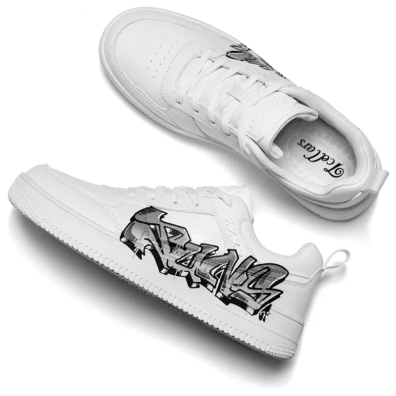 TCELLARS Skateboard Shoes Unisex Low Top White-131
