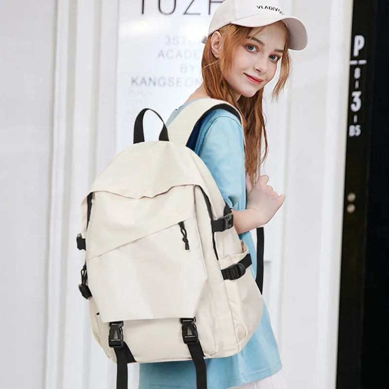 LANDCASE Fabric Backpack Laptop Backpack Unisex Multicolor-39