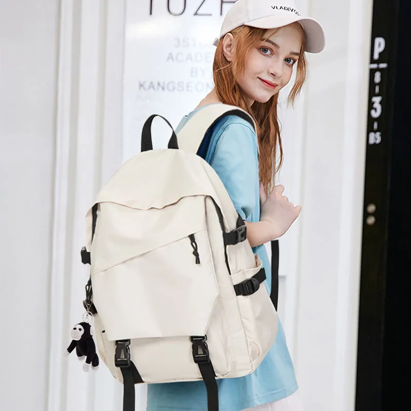 LANDCASE Fabric Backpack Laptop Backpack Unisex Multicolor-112