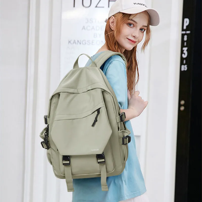 LANDCASE Fabric Backpack Laptop Backpack Unisex Multicolor-19