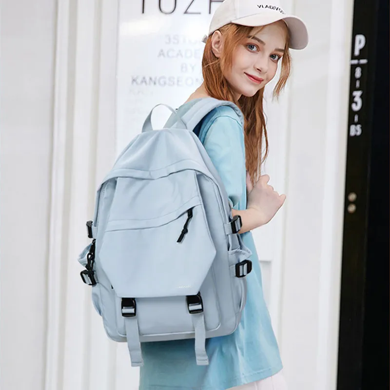 LANDCASE Fabric Backpack Laptop Backpack Unisex Multicolor-53