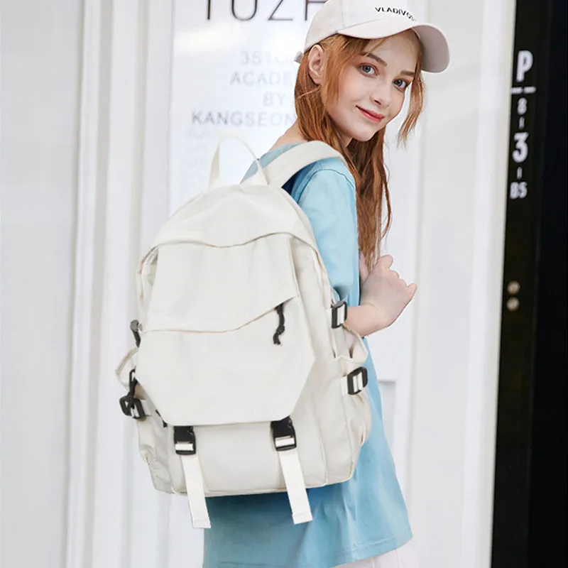LANDCASE Fabric Backpack Laptop Backpack Unisex Multicolor-13