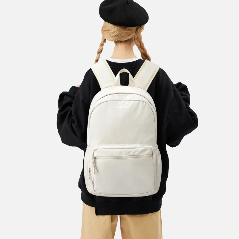 LANDCASE Fabric Backpack Laptop Bag Regular Unisex Multicolor-6