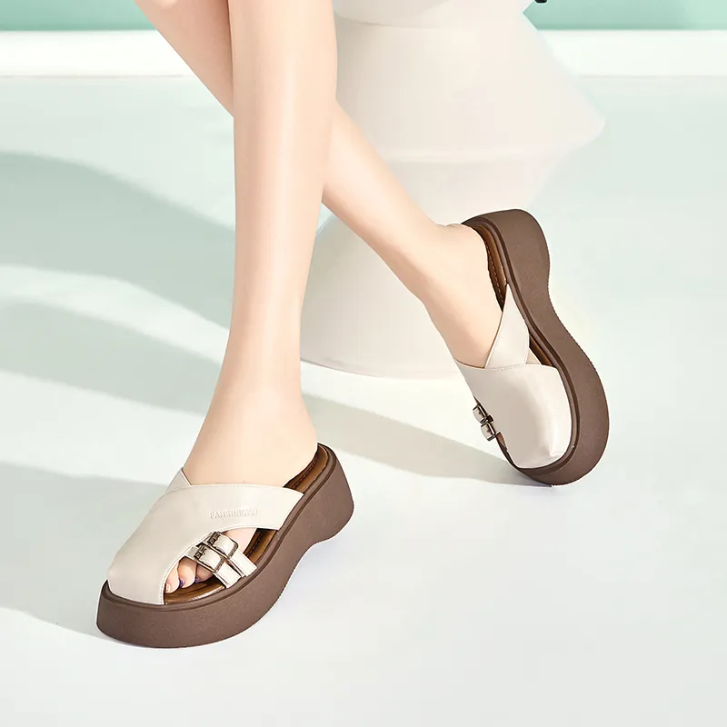 Xiangxiangli Closed Toe Slippers Women's-2
