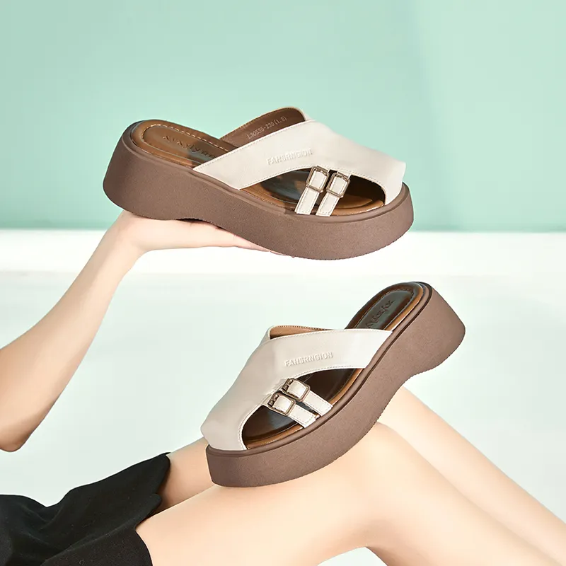 Xiangxiangli Closed Toe Slippers Women's-5