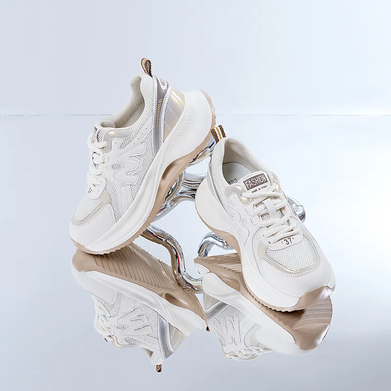 Xiangxiangli Lightweight Height Increasing Low-Top Chunky Sneakers Women's-7