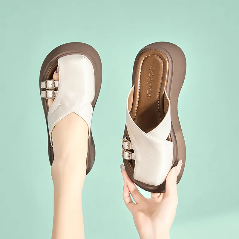 Xiangxiangli Closed Toe Slippers Women's-4