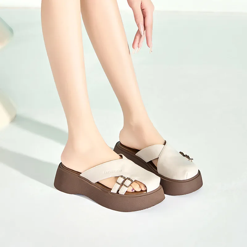 Xiangxiangli Closed Toe Slippers Women's-3