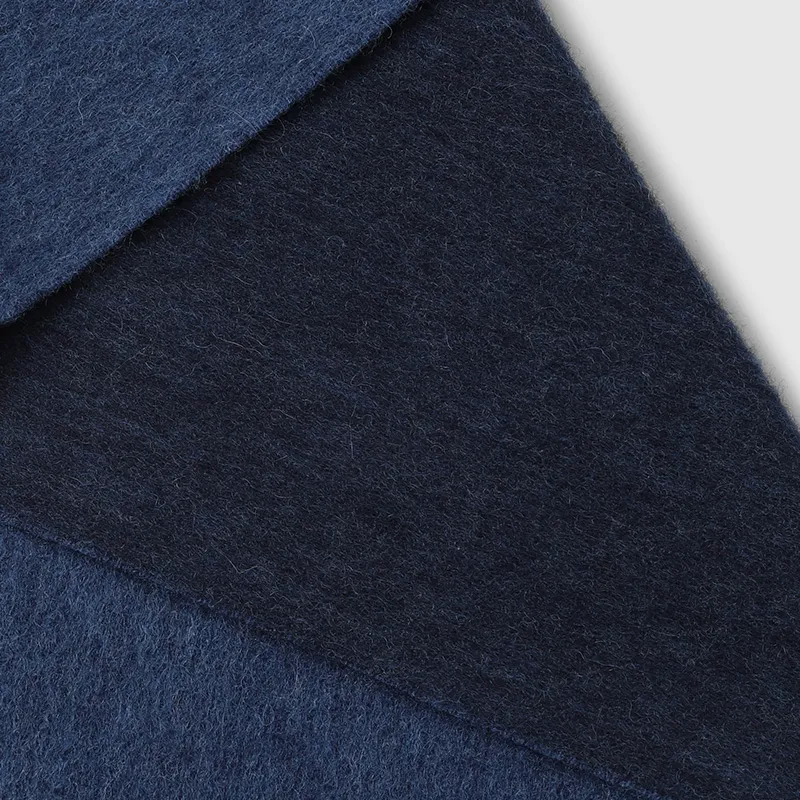 GOLDLION Knit Scarves Men's Royal Blue Burgundy Light Coffee-3