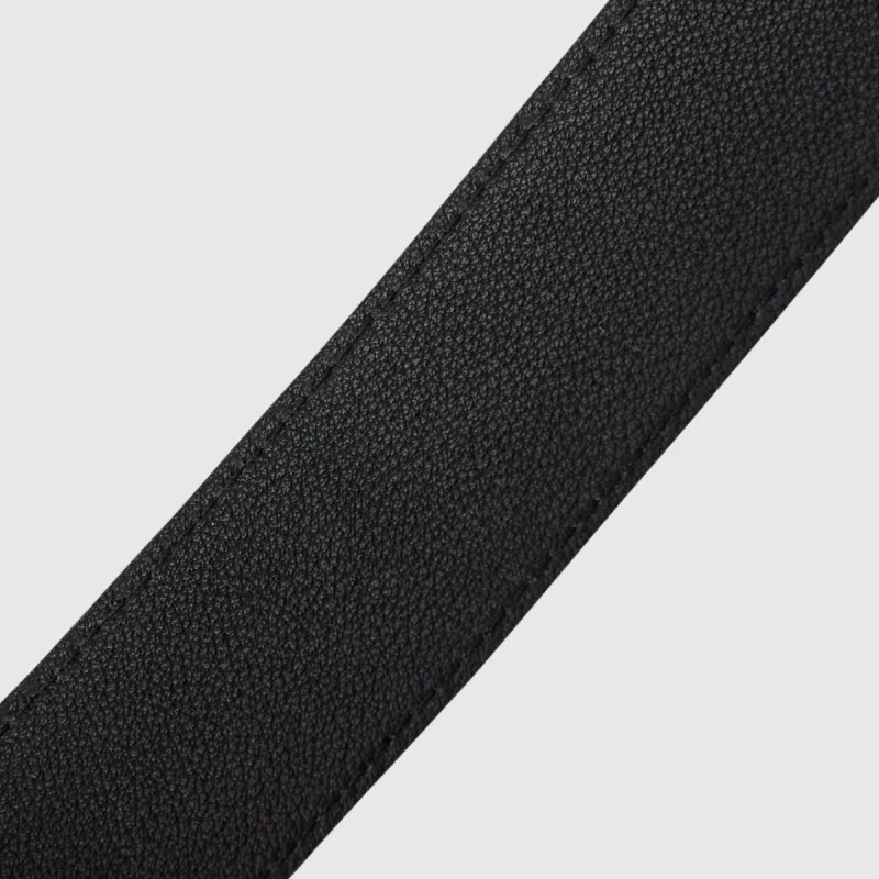 GOLDLION Top Grain Cow Leather Belts Men's White 35mm-3