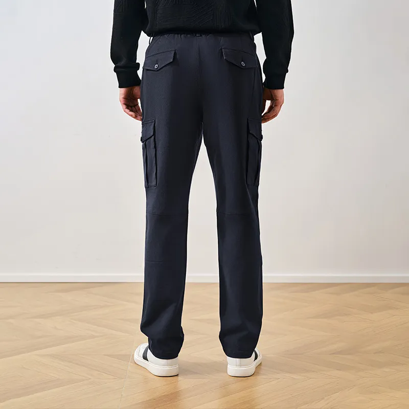 GOLDLION FW24 Straight Fit Elastic Cuff Cargo Pants Men's Multiple Colors-10