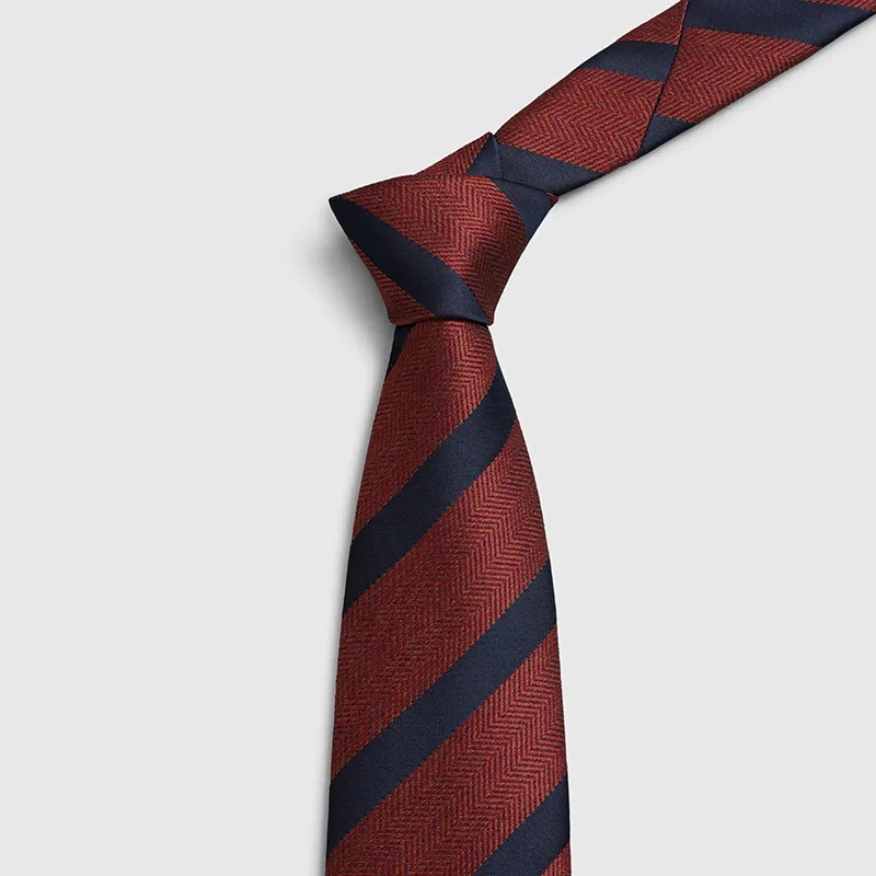 GOLDLION Polyester Ties Men's Blue-15