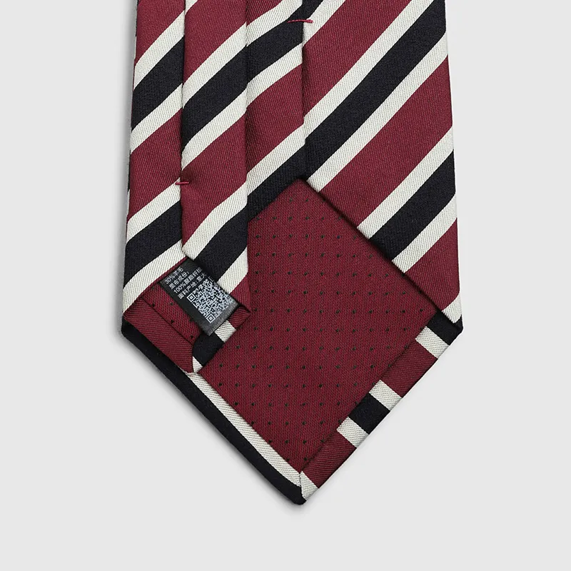 GOLDLION Mulberry Silk Ties Men's Red-4