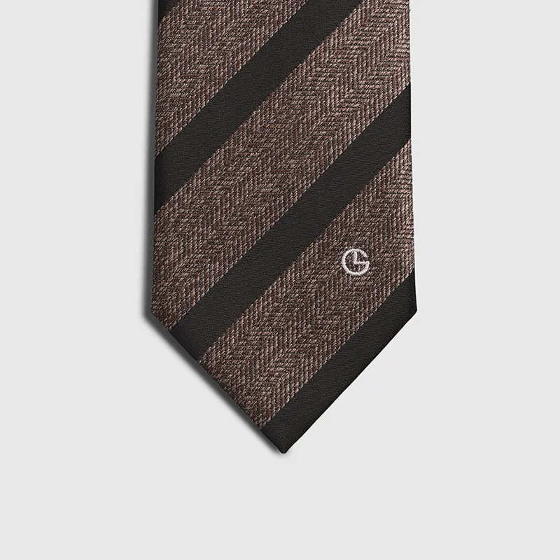 GOLDLION Polyester Ties Men's Blue-29