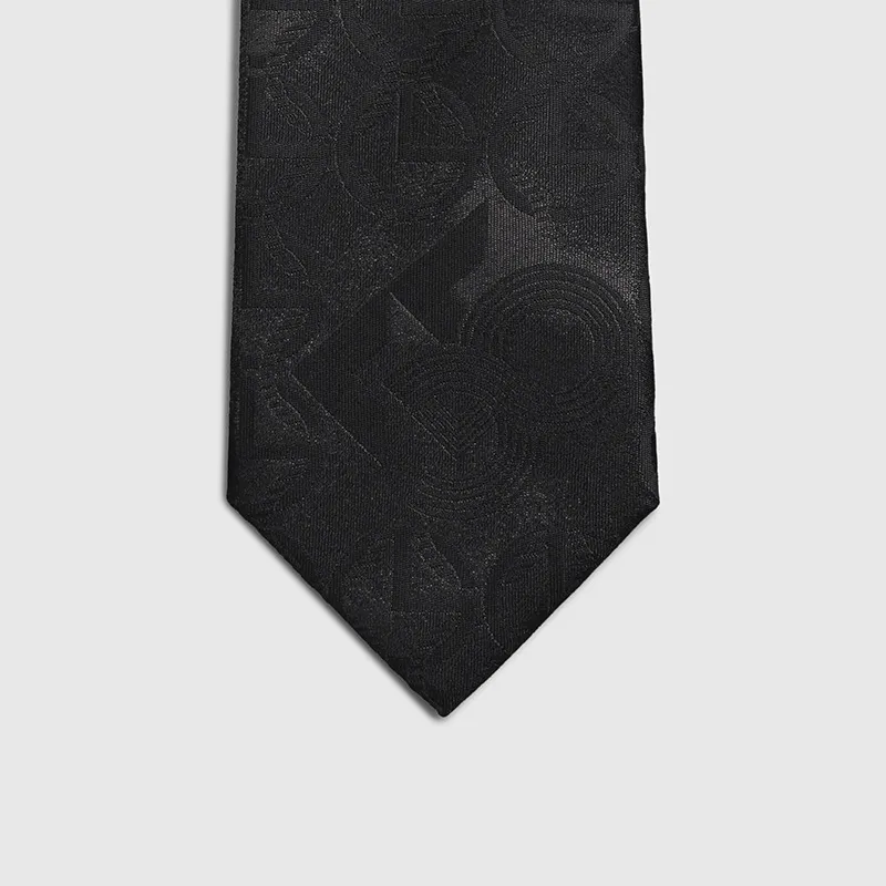 GOLDLION Mulberry Silk Ties Men's Gray Blue-10