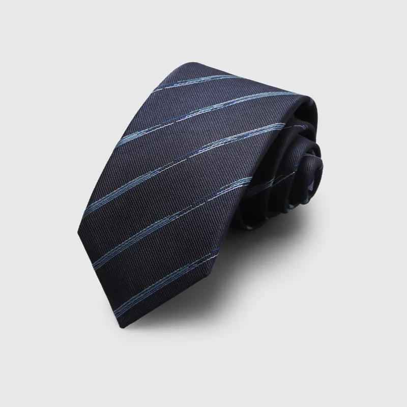 GOLDLION Mulberry Silk Ties Men's Royal Blue-17