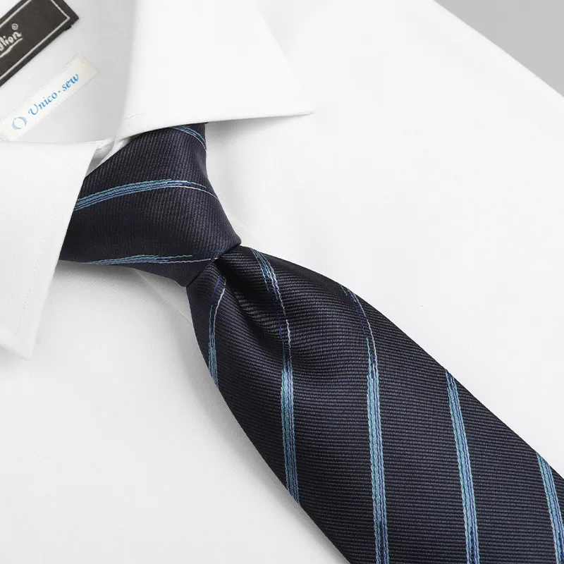 GOLDLION Mulberry Silk Ties Men's Royal Blue-20
