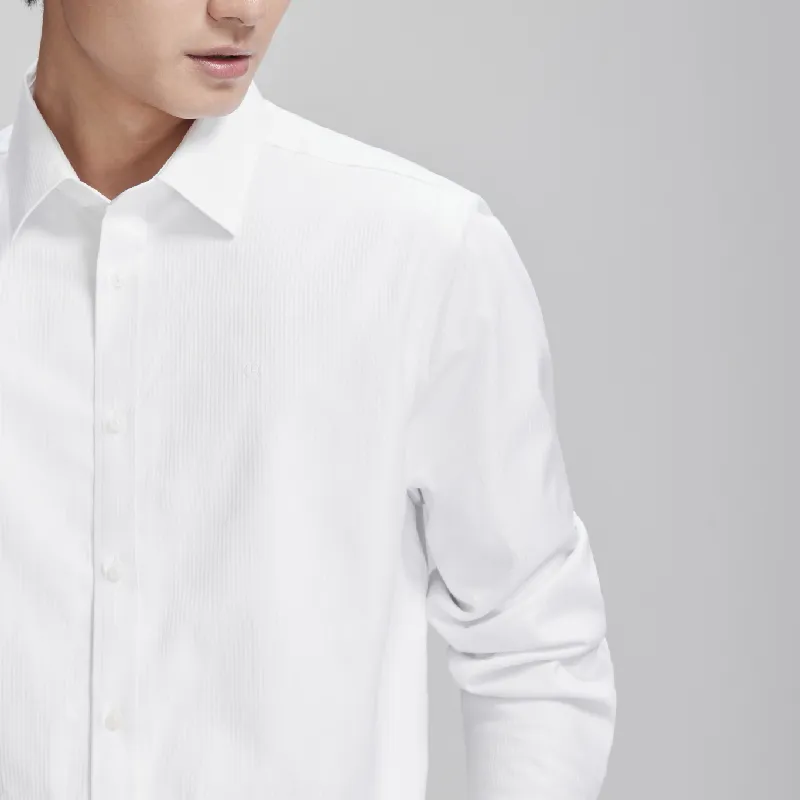 GOLDLION Shirt Men's Milk White-2