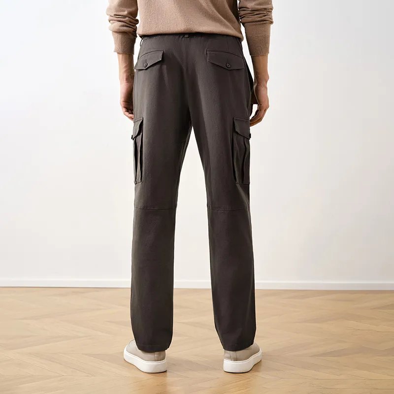 GOLDLION FW24 Straight Fit Elastic Cuff Cargo Pants Men's Multiple Colors-3