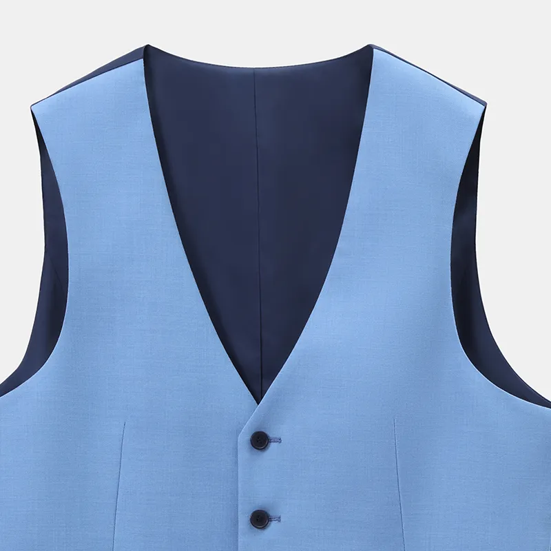 GOLDLION Vests Men Light Blue 15-2