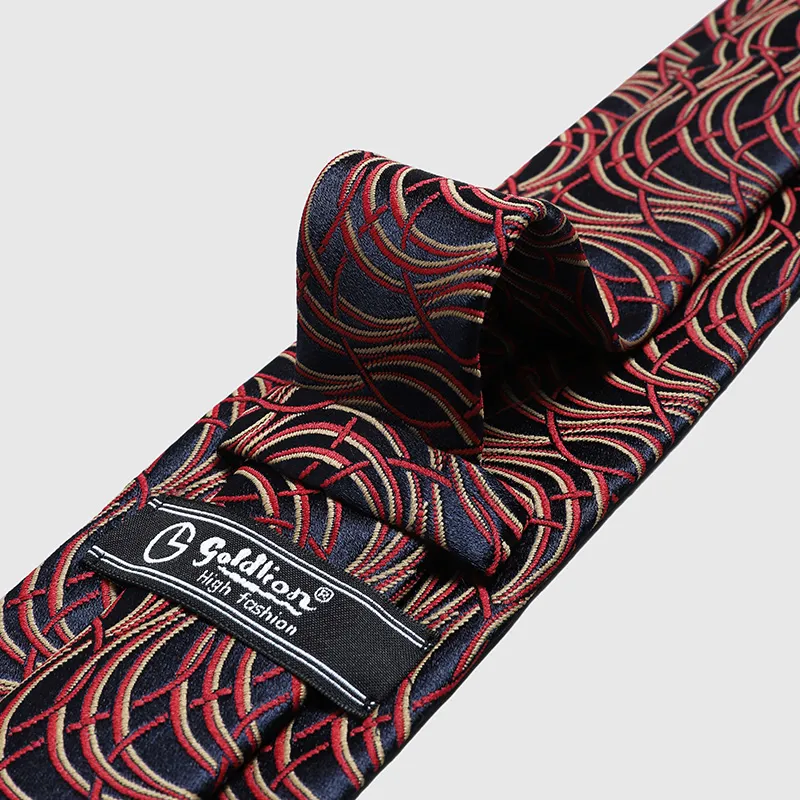 GOLDLION Mulberry Silk Ties Men's-5