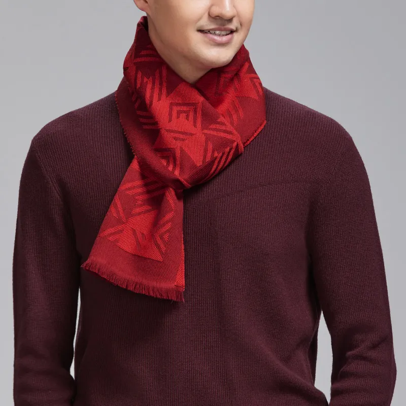 GOLDLION Wool Knit Scarves Unisex-1