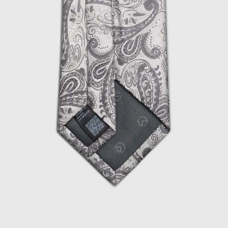 GOLDLION Polyester Ties Men's Blue Gray-11