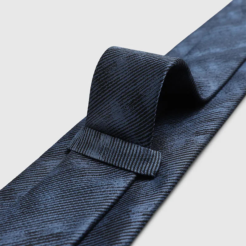 GOLDLION Mulberry Silk Ties Men's Gray Blue-15