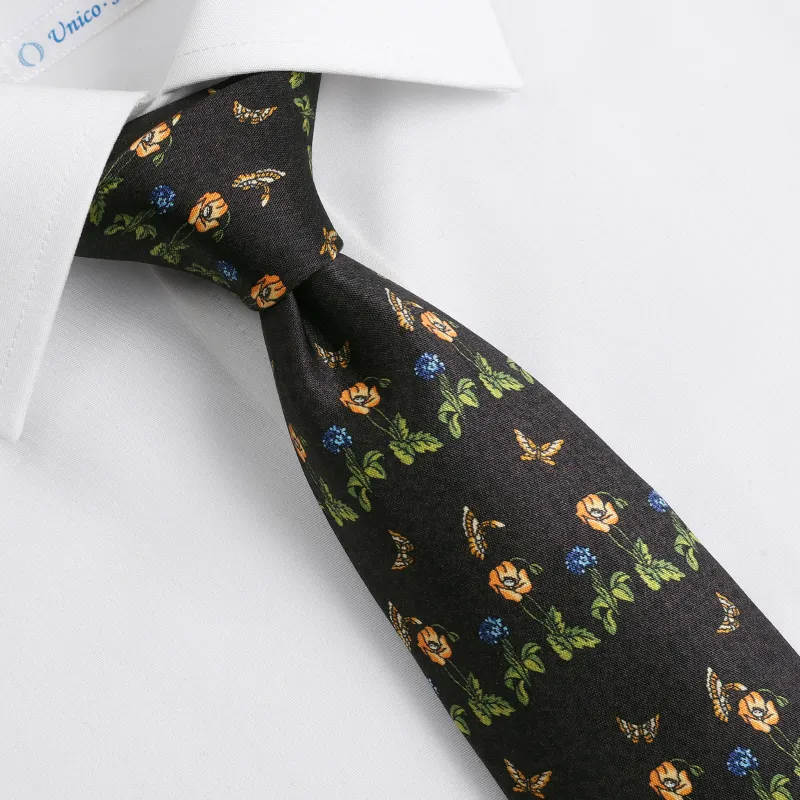 GOLDLION Mulberry Silk Ties Men's-11