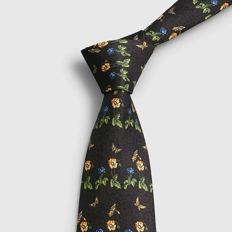 GOLDLION Mulberry Silk Ties Men's-7