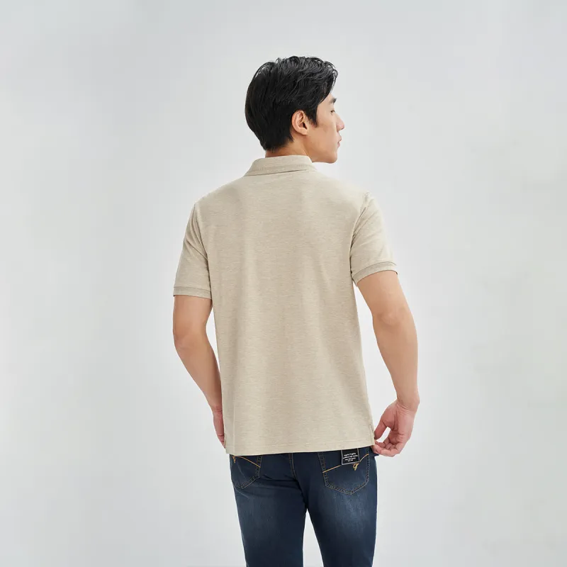 GOLDLION 23 Spring And Summer Polo Shirt Loose Fit With Micro Elasticity Men's Multiple Colors-12