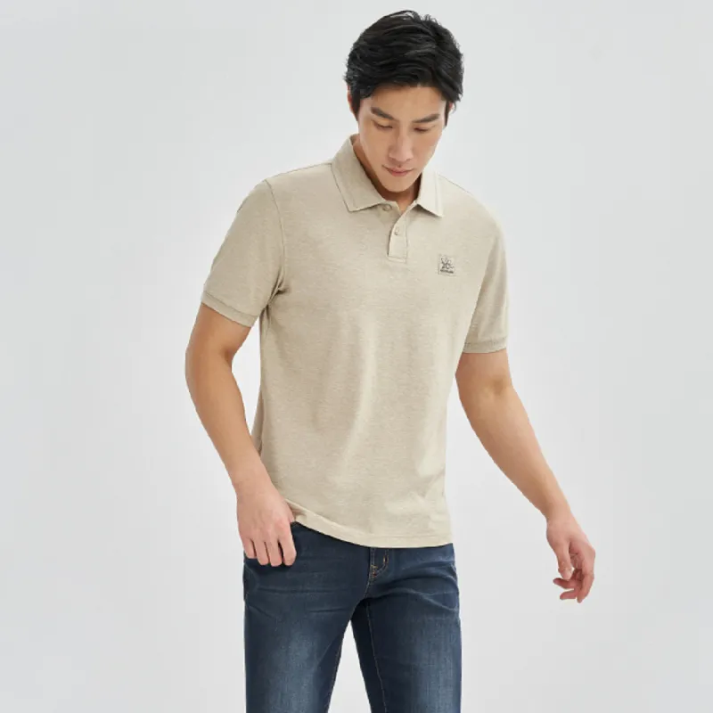 GOLDLION 23 Spring And Summer Polo Shirt Loose Fit With Micro Elasticity Men's Multiple Colors-10