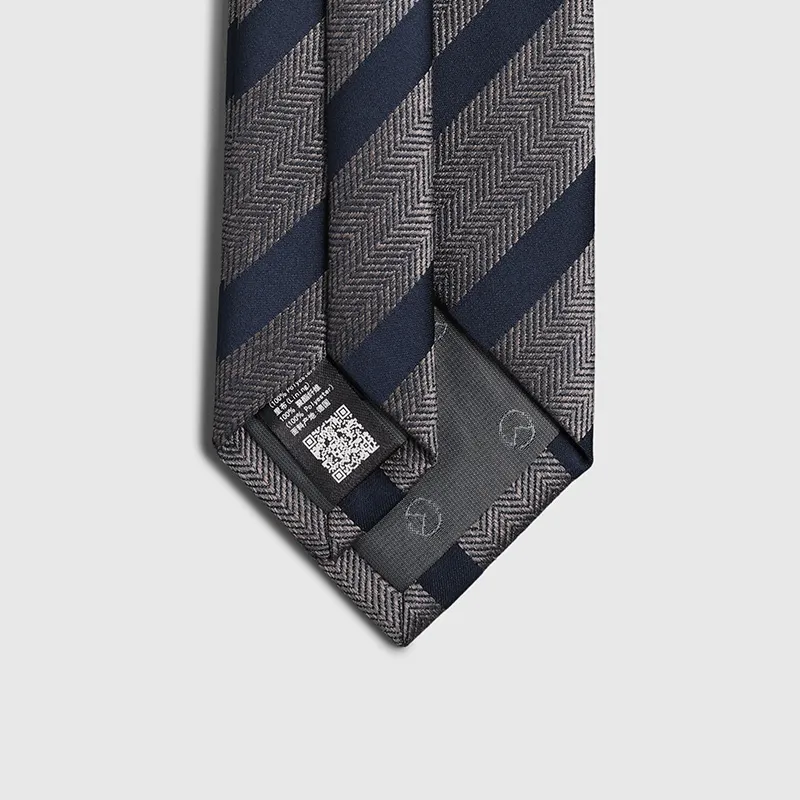 GOLDLION Polyester Ties Men's Blue-22