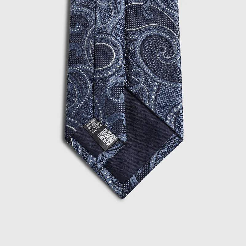 GOLDLION Mulberry Silk Ties Men's Royal Blue-10