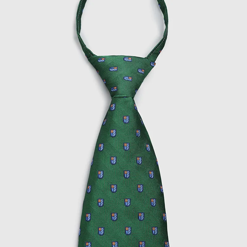 GOLDLION Mulberry Silk Ties Men's Green-2