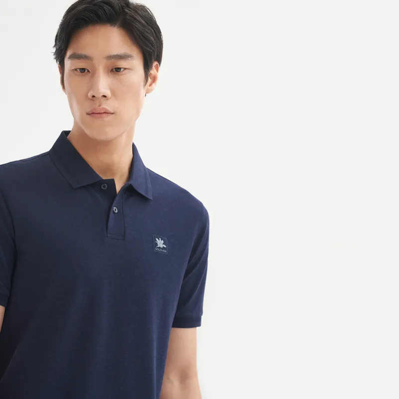 GOLDLION 23 Spring And Summer Polo Shirt Loose Fit With Micro Elasticity Men's Multiple Colors-21