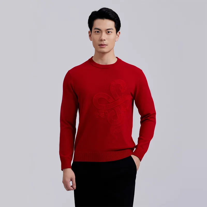 GOLDLION Sweaters Men Red 61-2