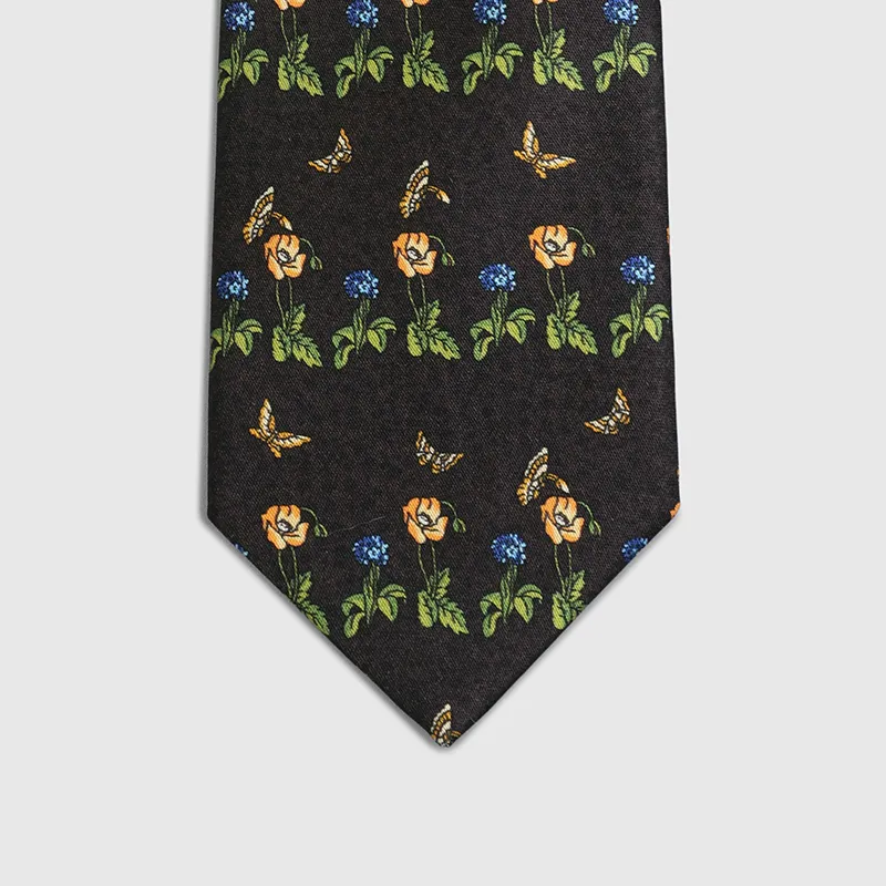 GOLDLION Mulberry Silk Ties Men's-10