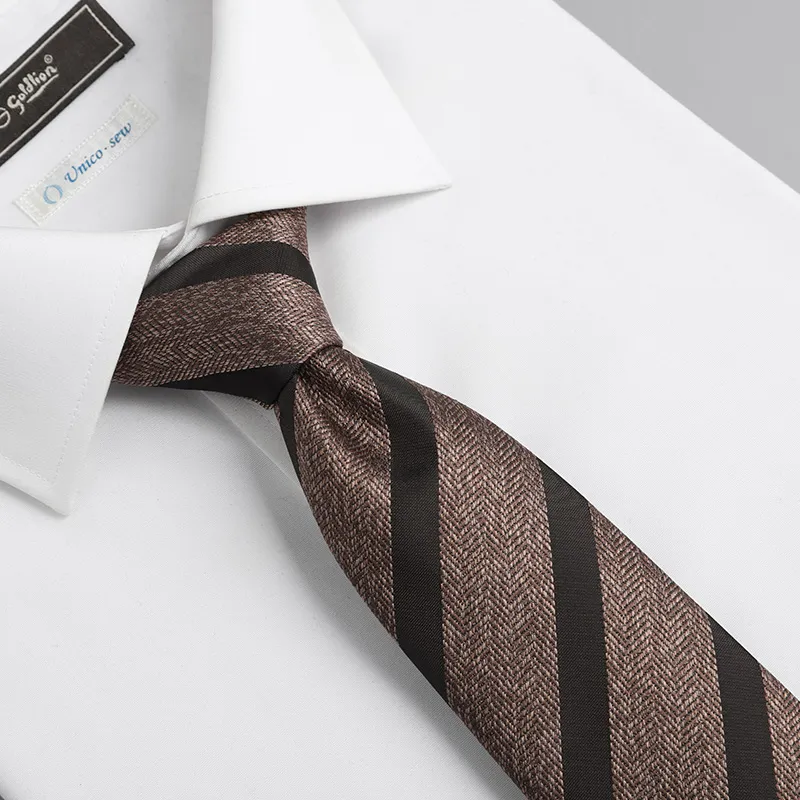 GOLDLION Polyester Ties Men's Blue-30