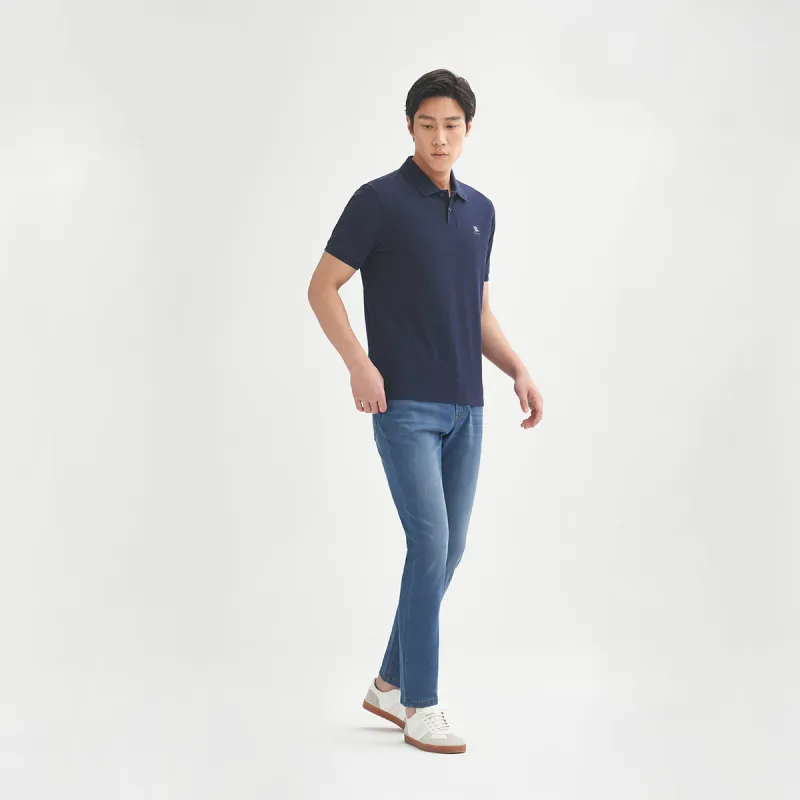 GOLDLION 23 Spring And Summer Polo Shirt Loose Fit With Micro Elasticity Men's Multiple Colors-23