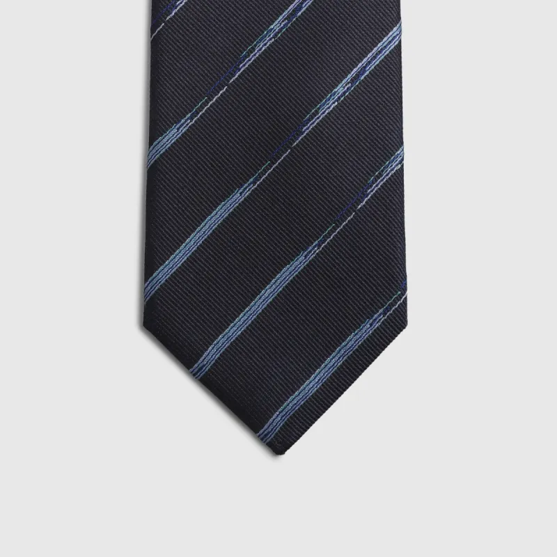 GOLDLION Mulberry Silk Ties Men's Royal Blue-21